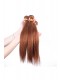 Color #30 Medium Brown Brazilian Virgin Hair Straight Hair Weave 3 Buddles