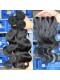 Brazilian Virgin Hair Body Wave Hair Weave 3pcs Bundles with A Three Part Lace Closure