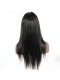 Natural Color Silk Straight Silk Top Lace Wigs Brazilian Virgin Human Hair 