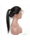 Natural Color Silk Straight Silk Top Lace Wigs Brazilian Virgin Human Hair 