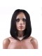 Human Hair Straight Bob Wigs 150% Brazilian Remy Hair Lace Front Human Hair Wigs