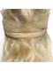 #613 Blonde Color 360 Lace Frontal Band Body Wave Brazilian Virgin Hair Lace Frontal 22.5*4*2