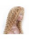 Honey Blond #27 Deep Wave 250% Density Lace Front Wig Pre-Plucked Lace Wigs with Baby Hair 