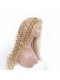 Honey Blond #27 Deep Wave 250% Density Lace Front Wig Pre-Plucked Lace Wigs with Baby Hair 