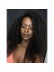 Malaysian Virgin Hair Kinky Curly Full Lace Human Hair Wigs Natural Color