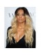 Ciara Inspired Ombre Blonde Color Wavy Full Lace Human Hair Wigs