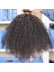 4 Bundles Natural Color Afro Kinky Curly Brazilian Virgin Human Hair Weaves