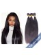 Natural Color Silk Straight Brazilian Virgin Human Hair Extensions Weave 3 Bundles