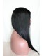 Natural Color Silk Straight 100% Indian Virgin Human Hair Wig Lace Front Wigs