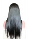 Natural Color Silk Straight 100% Peruvian Virgin Human Hair Wig Lace Front Wigs