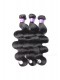 Malaysian Virgin Hair Body Wave Middle Part Lace Closure with 3pcs Weaves