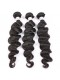 Natural Color Loose Wave Hair Extensions Brazilian Virgin Human Hair Weave 3 Bundles 