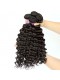 Malaysian Virgin Hair Deep Wave Free Part Lace Closure with 3pcs Weaves