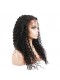 Natural Color Unprocessed Indian Virgin 100% Human Hair Deep Wave Full Lace Human Hair Wigs