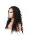 Natural Color Deep wave Brazilian Virgin Human Hair Glueless Full Lace Wigs
