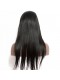 Brazilian Wigs Pre-Plucked Natural Hair Line 150% Density Wigs Silk Straight Lace Front Ponytail Wigs