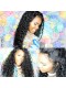 Pre-Plucked Natural Hair Line Deep Wave Human Hair Wigs 150% Density Wigs No Tangle