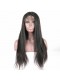 Pre-Plucked Natural Hair Line Lace Front Ponytail Wigs Brazilian Wigs 150% Density Wigs Silk Straight 