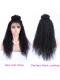 Malaysian Virgin Hair Kinky Curly Full Lace Human Hair Wigs Natural Color