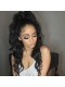 Natural Color Loose wave Brazilian Virgin Human Hair Glueless Full Lace Wigs