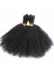 Afro Kinky Curly Mongolian Virgin Hair Clip In Human Hair Extensions Natural Color