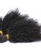 Afro Kinky Curly Mongolian Virgin Hair Clip In Human Hair Extensions Natural Color