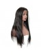 Natural Color Unprocessed Indian Remy 100% Human Hair Silk Straight Full Lace Wigs