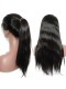 Natural Color Unprocessed Indian Remy 100% Human Hair Silk Straight Full Lace Wigs