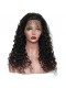 Natural Color Deep Weave Silk Top Lace Wigs Brazilian Virgin Human Hair 