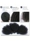 Natural Color Mongolian Afro Kinky Curly Virgin Human Hair Weave 3 Bundles