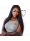 Wig For Black Woman Silk Straight 100% Brazilian Virgin Human Hair Wig