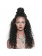 Natural Color Loose Curly Silk Top Lace Wigs Brazilian Virgin Human Hair