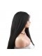 Brazilian Virgin Hair Italian Yaki Lace Front Human Hair Wigs Natural Color 