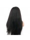 Brazilian Virgin Hair Italian Yaki Lace Front Human Hair Wigs Natural Color 