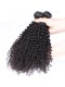 Indian Remy Hair Kinky Curly Free Part Lace Closure with 3pcs Weaves