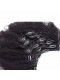 Afro Kinky Curly Mongolian Virgin Hair Clip In Human Hair Extensions Natural Color