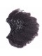 Afro Kinky Curly Mongolian Virgin Hair Clip In Human Hair Extensions Natural Color