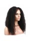 Natural Color Afro Kinky Curly Human Hair Wig Brazilian Virgin Hair Full Lace Wigs