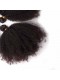 55g 4 Bundles Deal Mongolian Afro Kinky Curly Human Hair Weave For Black Women