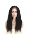 360 Lace Wigs Brazilian Virgin Hair Yaki Straight150% Density Human Hair Wigs 