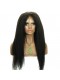 Natural Color Brazilian Virgin Human Hair Kinky Straight Wig Lace Front Wigs