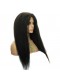 Kinky Straight Lace Front Human Hair Wigs Mongolian Virgin Hair Natural Color 