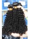 Indian Virgin Human Hair Extensions Kinky Curly 4 Bundles Natural Color