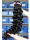 Natural Color Indian Virgin Human Hair Loose Wave Hair Weave 3pcs Bundles 