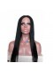 Natural Color Silk Straight 100% Peruvian Virgin Human Hair Wig Lace Front Wigs