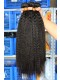 Kinky Straight Natural Color Brazilian Virgin Human Hair Weave 4 Bundles