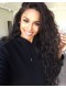 Natural Color Ciara Celebrity Water Wave Full Lace Wig Brazilian Virgin Human Hair