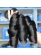 Natural Color Egg Curl Brazilian Virgin Human Hair Weave 4pcs Bundles