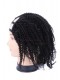 Natural Color Unprocessed Kinky Curly Brazilian Virgin Human Hair U Part Wigs