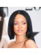 Rihanna Inspired Straight Short Bob Lace Front Human Hair Wigs 250% Density